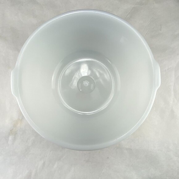 Vintage Glasbake Sunbeam White Glass Mixing Bowl - Picture 5 of 11
